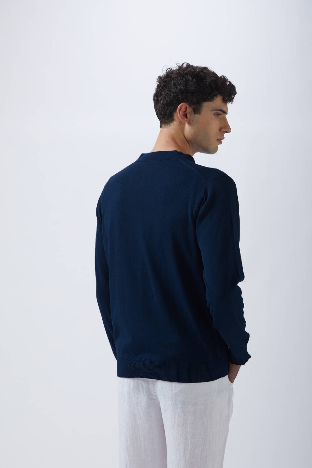 Kangra Cashmere Cardigan Rasato In Cotone E Lino