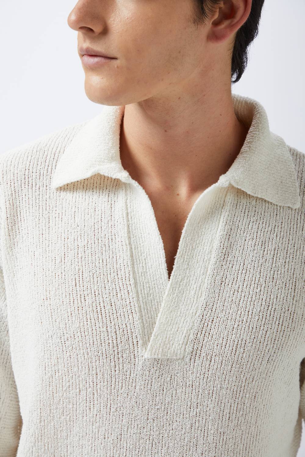 Kangra Cashmere Polo Rasata Con Fianchetti Links