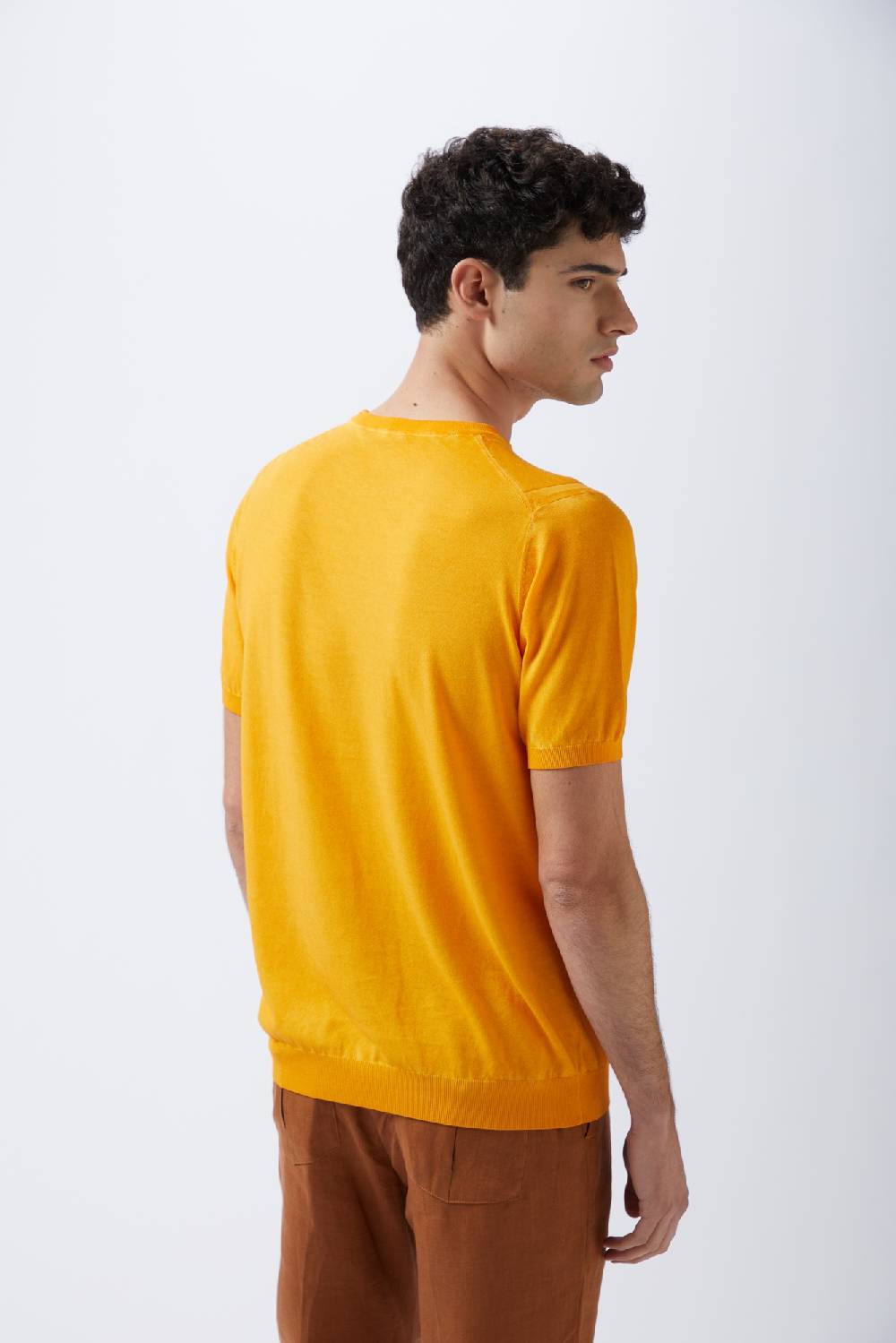 Kangra Cashmere T-Shirt Tintura Wave Rasata