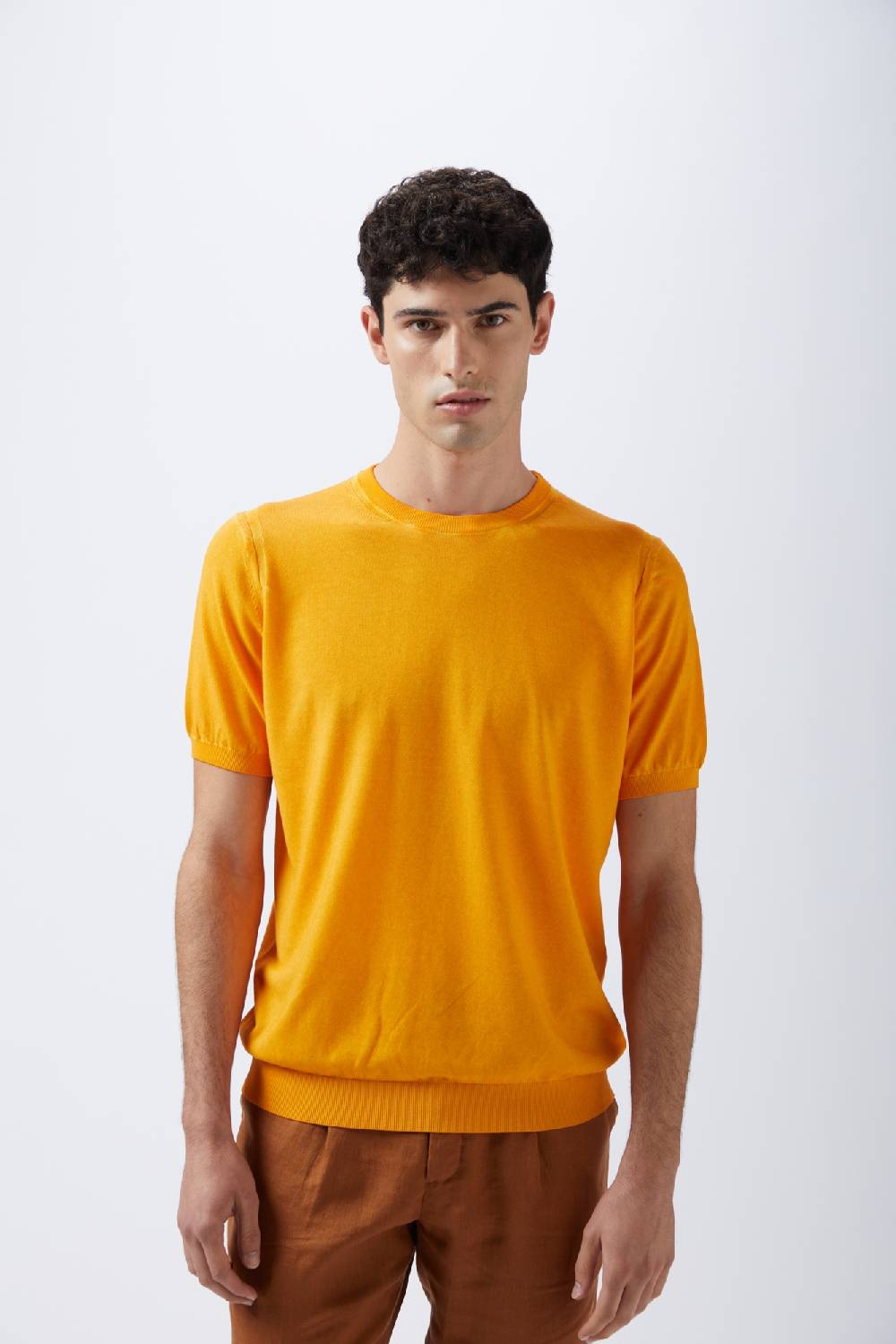 Kangra Cashmere T-Shirt Tintura Wave Rasata