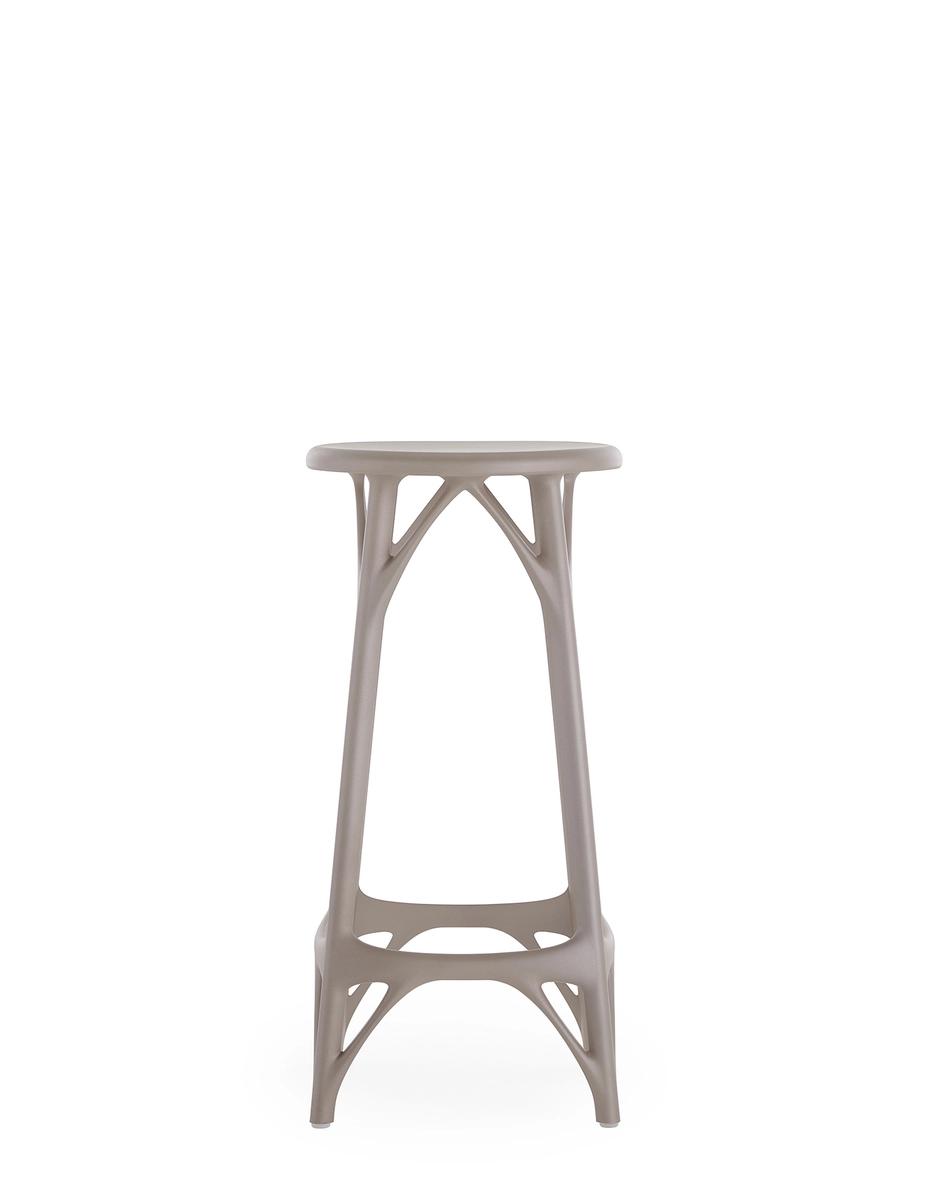 Kartell A.i. Stool Light 65 Cm (2 Sgabelli) Philippe Starck