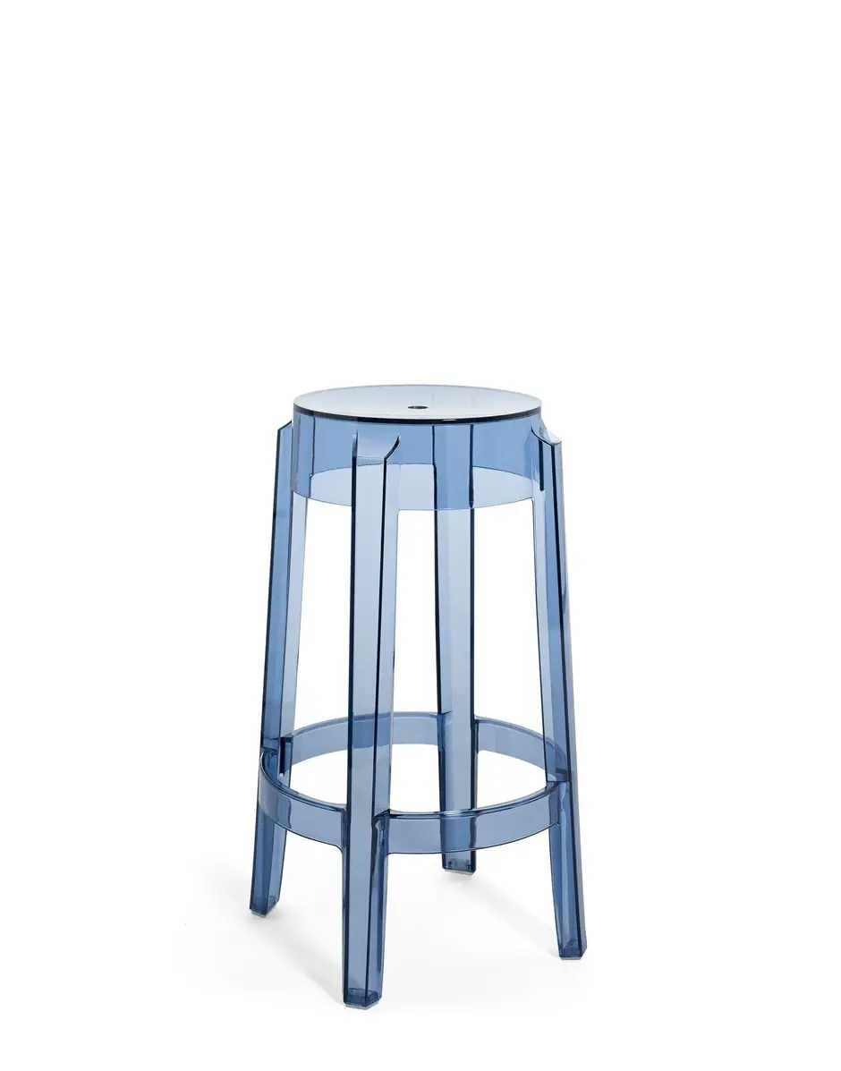 Kartell Charles ghost 65 cm (2 sgabelli) Philippe Starck