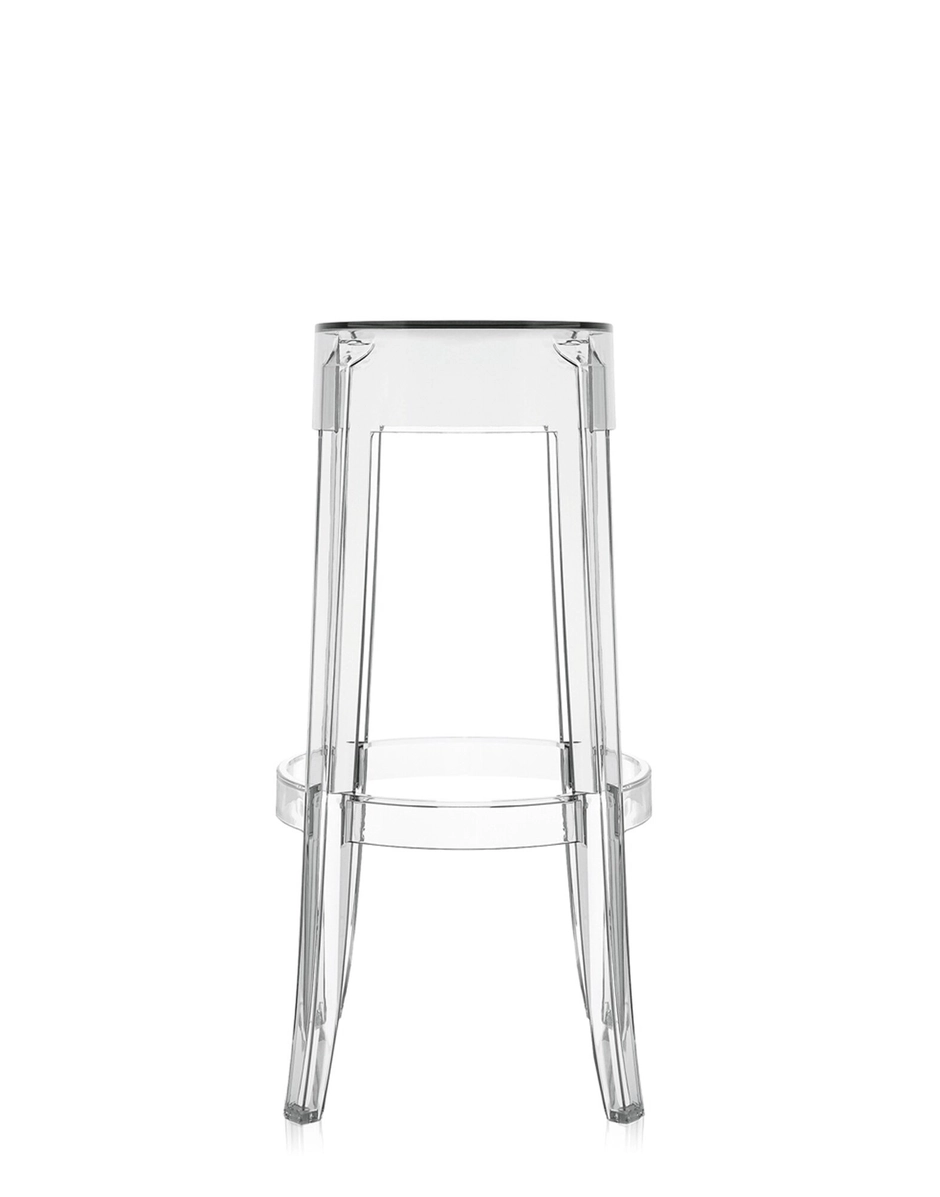 Kartell Charles Ghost 75 Cm (2 Sgabelli) Philippe Starck