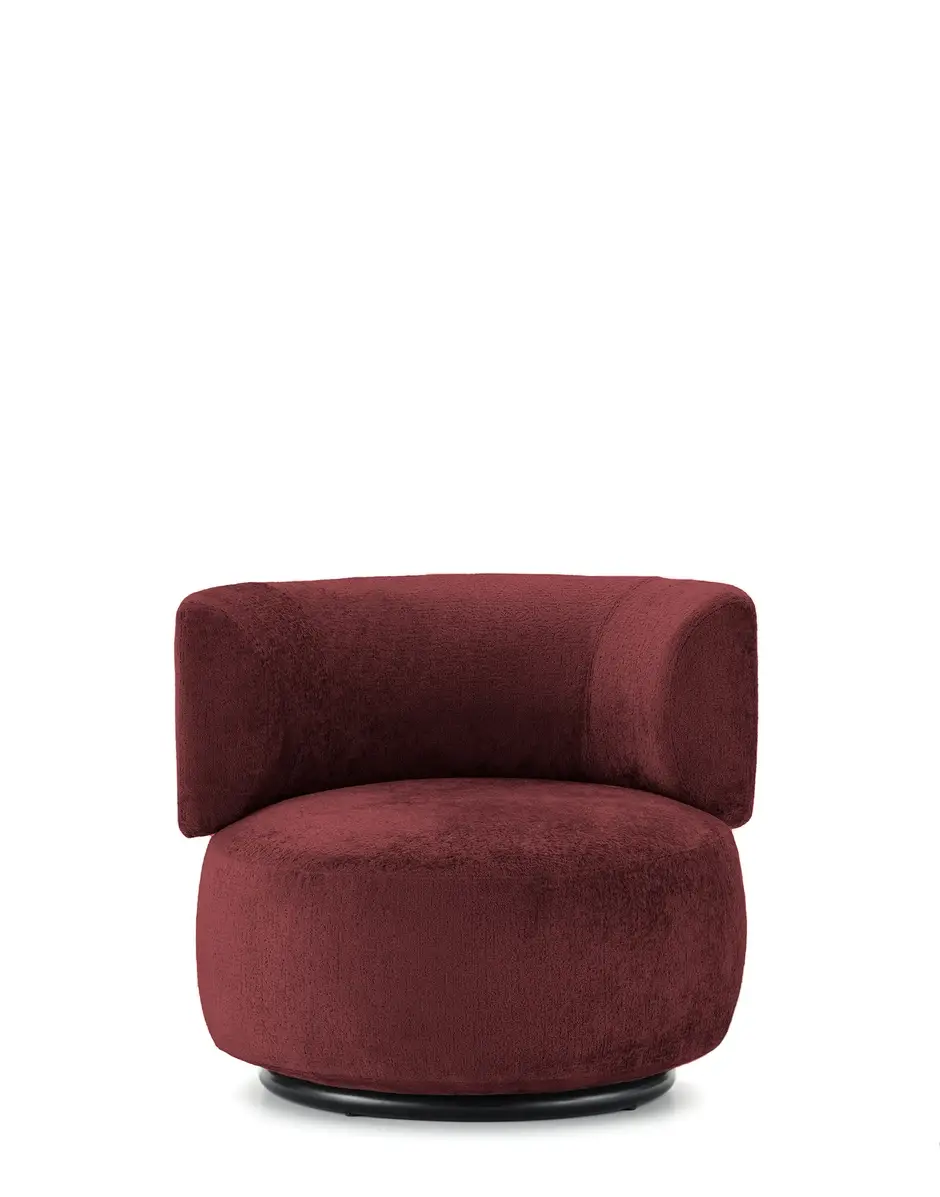 Kartell K-waiting poltrona chenille Rodolfo Dordoni