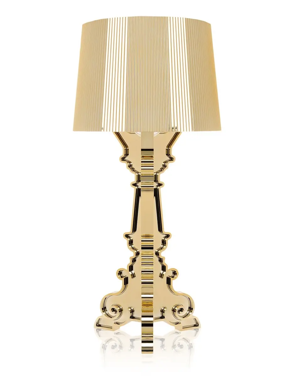 Kartell Bourgie metal gold Ferruccio Laviani