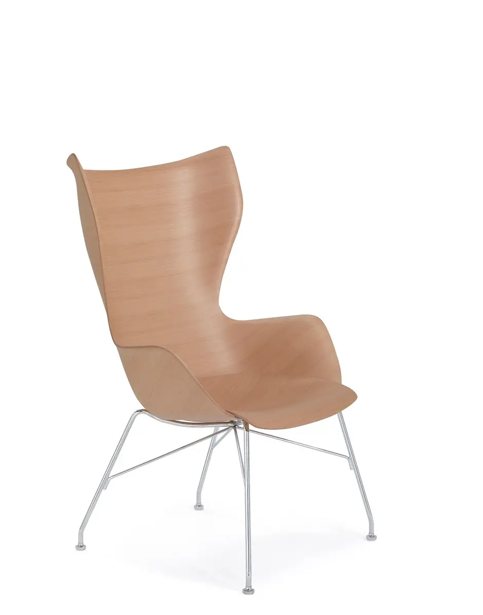 Kartell K/wood Legno Basic Veneer Philippe Starck