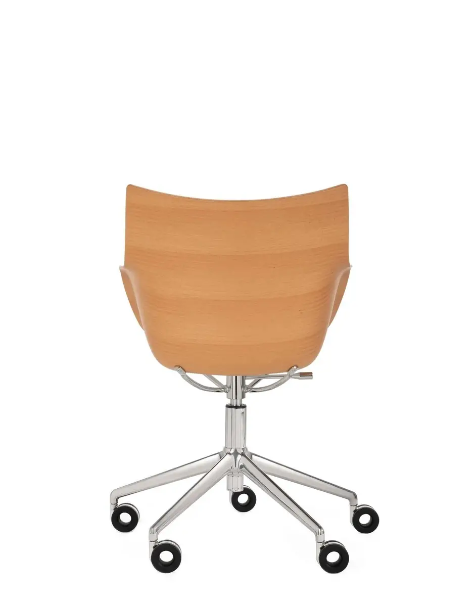 Kartell Q/wood Rotelle Philippe Starck
