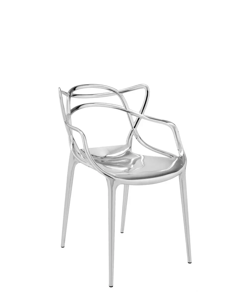 Kartell Masters Metal (2 Sedie) Philippe Starck Con Eugeni Quitllet