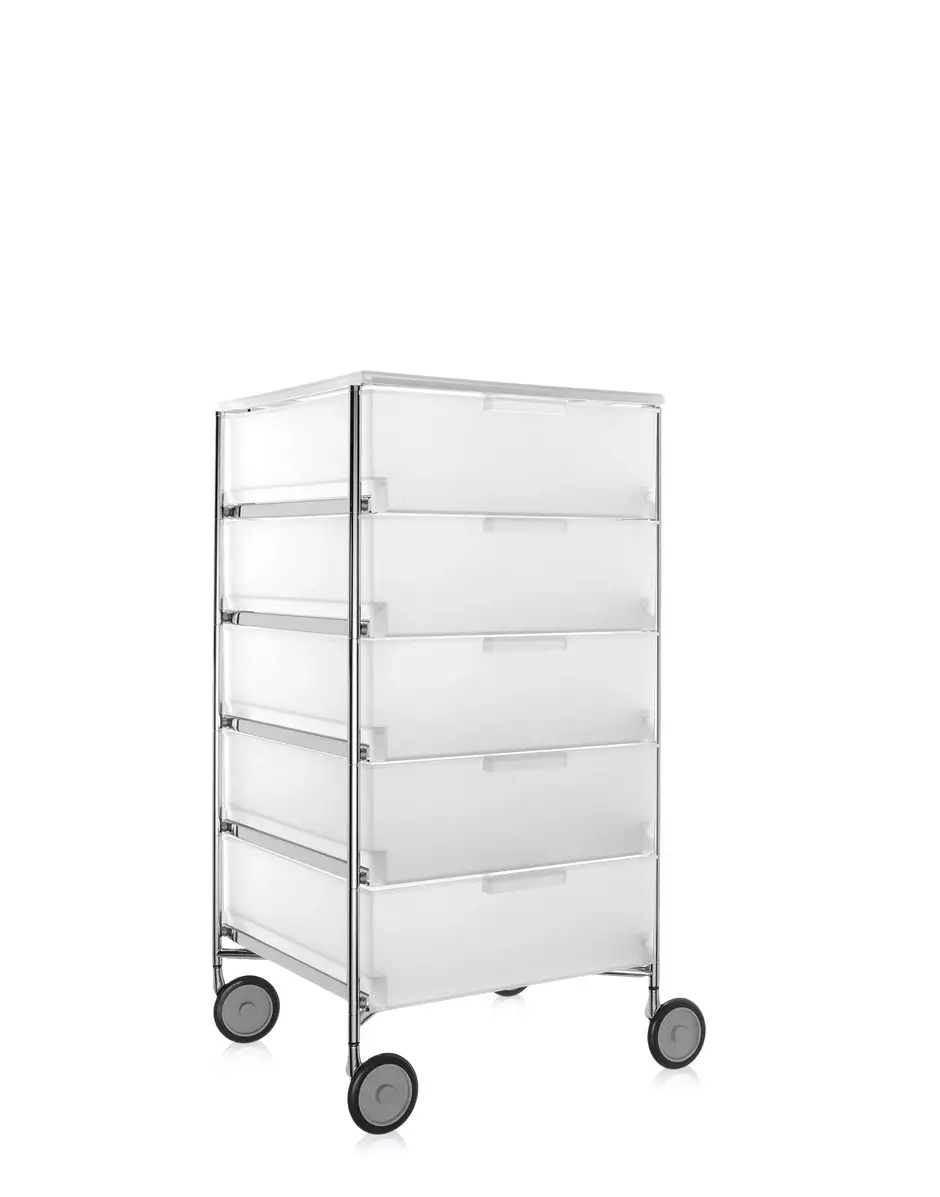 Kartell Mobil 5 Cassetti Con Ruote Antonio Citterio Con Oliver Löw