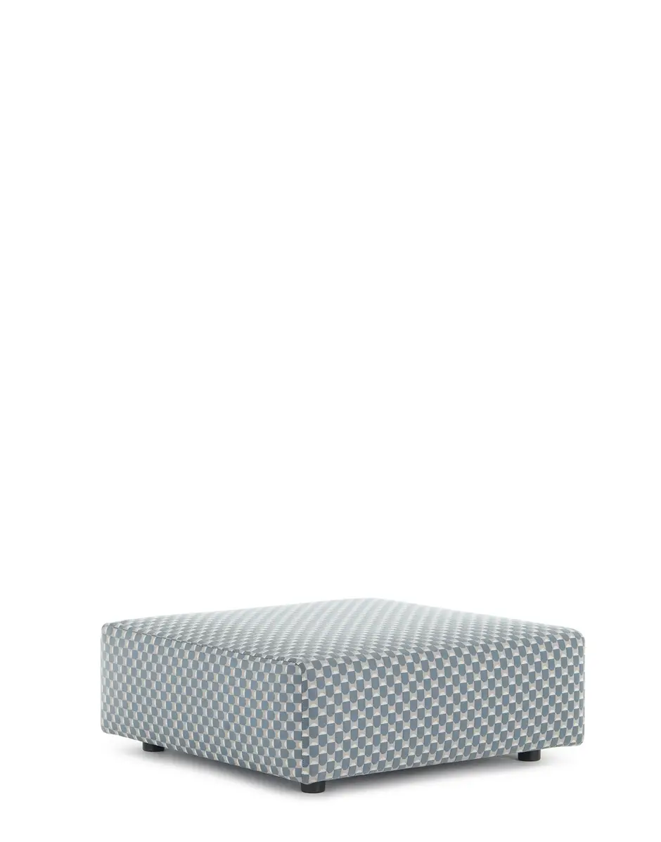 Kartell Plastics Outdoor Liberty Pouf Obi Check Piero Lissoni
