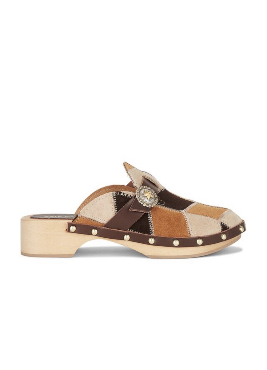 Kate Cate ALLEGRA CLOGS PATCH SUEDE