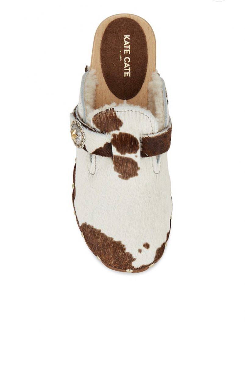 Kate Cate ALLEGRA CLOGS PONY COW