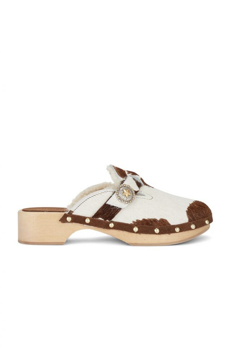 Kate Cate ALLEGRA CLOGS PONY COW