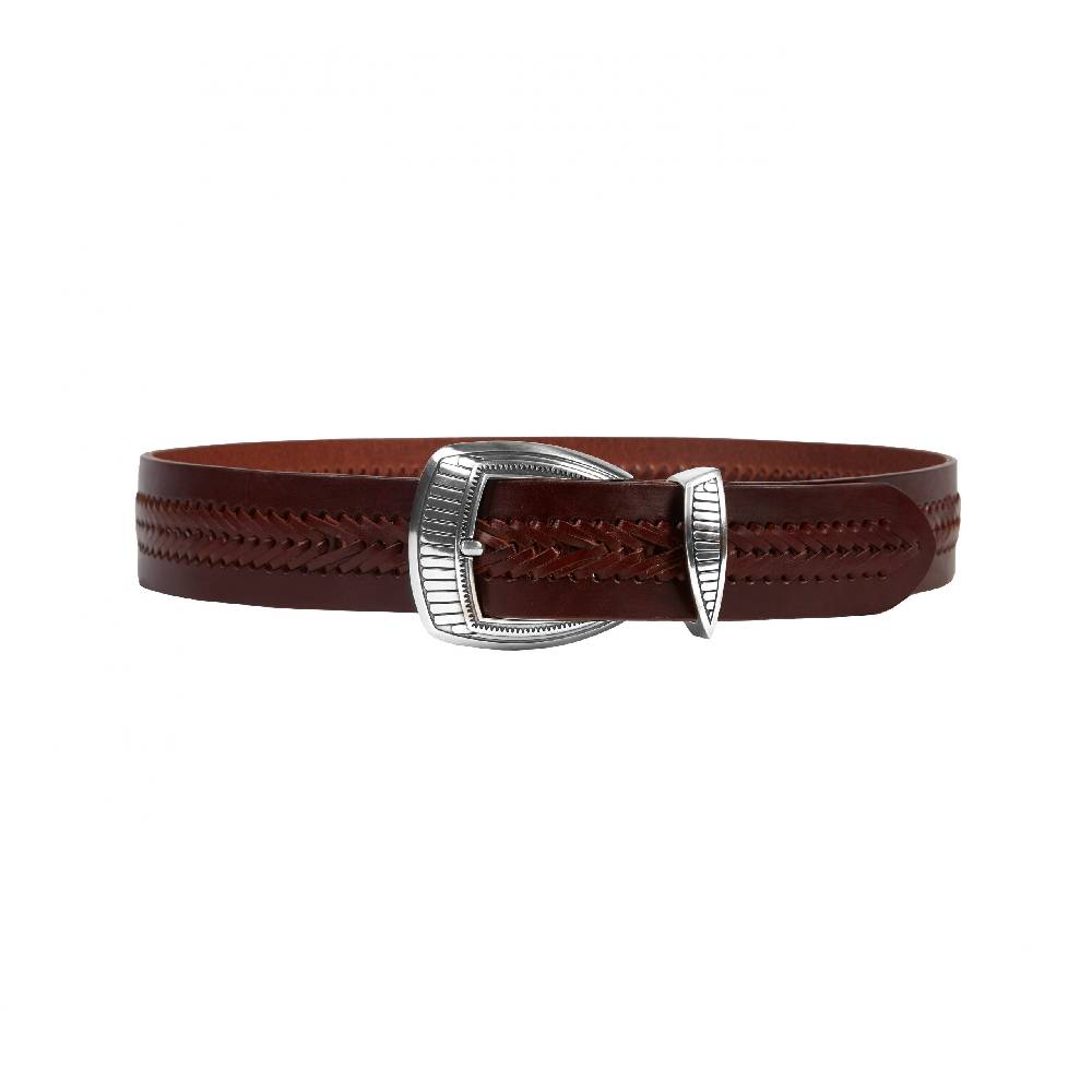 Kate Cate CARLY BELT RED CURRIED LEATHER