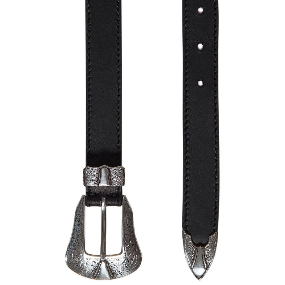 Kate Cate DUTTON BELT BLACK CURRIED LEATHER
