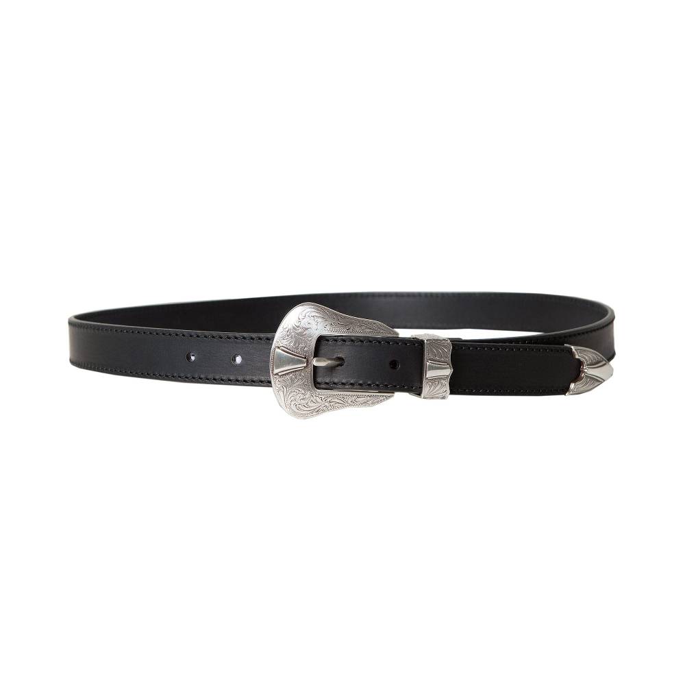 Kate Cate DUTTON BELT BLACK CURRIED LEATHER