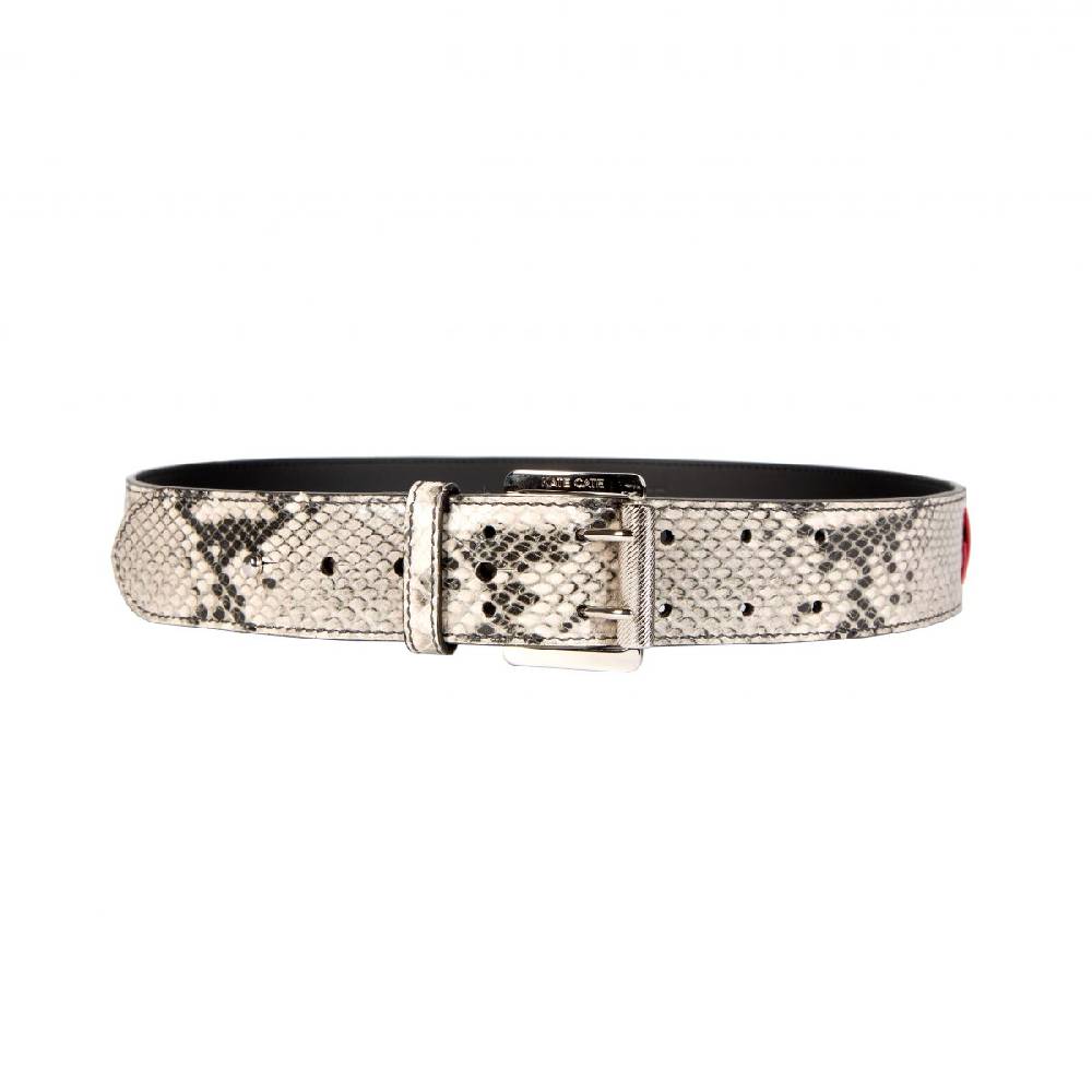 Kate Cate ONDA BELT PYTHON PRINTED CALFSKIN