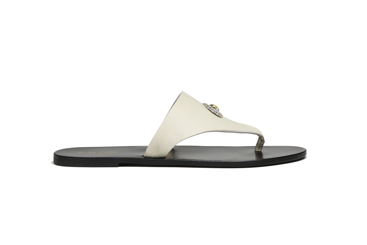 Kate Cate PHOEBE STELLA OFF-WHITE SANDALS