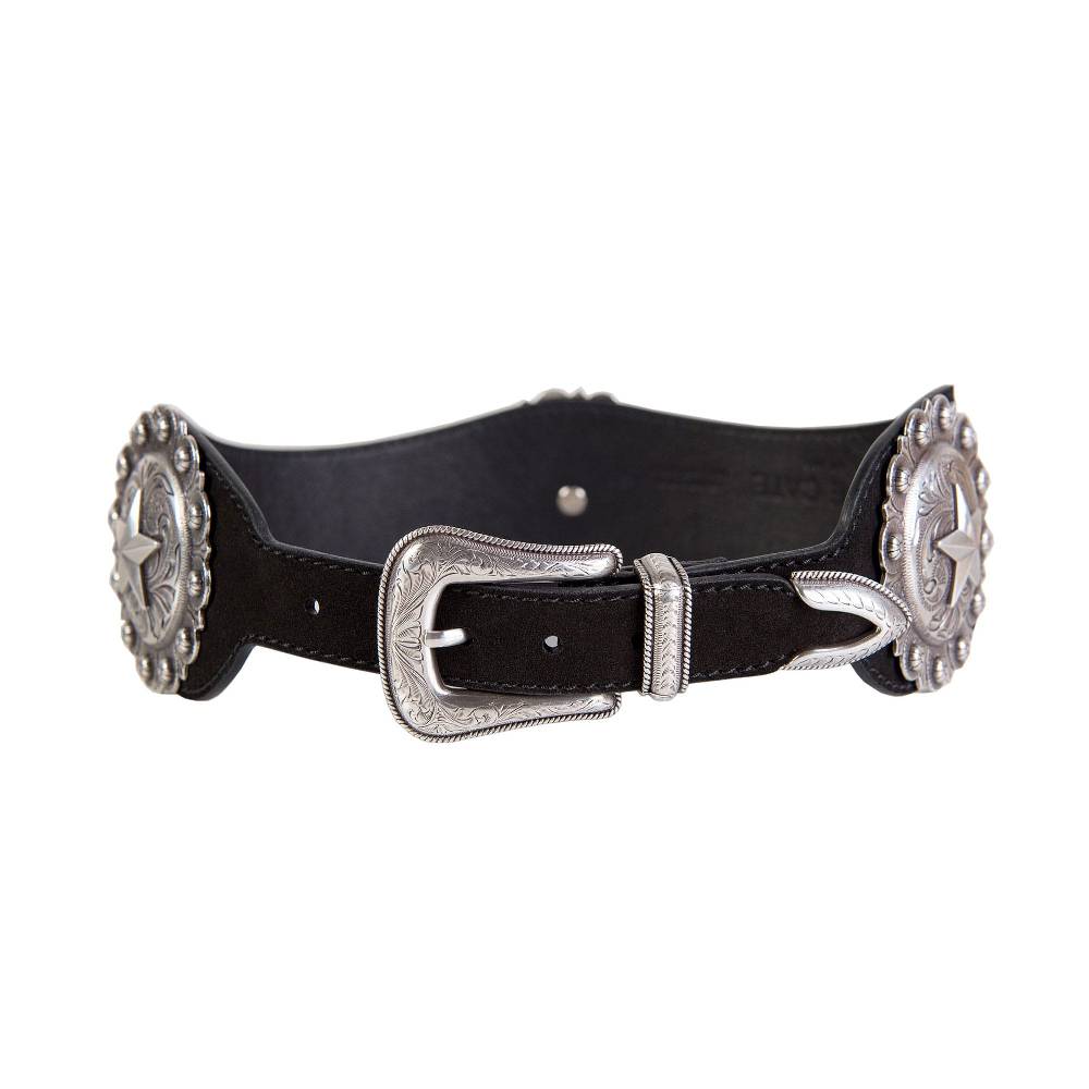 Kate Cate REGINA BELT BLACK SHINY NAPPA CALFSKIN
