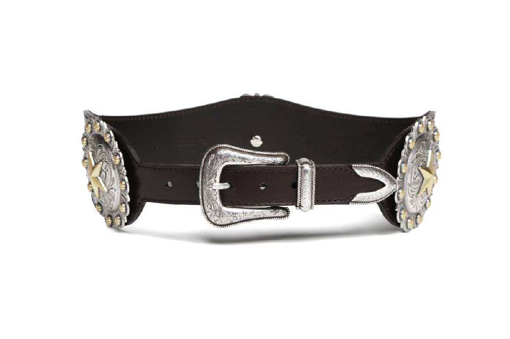 Kate Cate REGINA BELT BROWN CURRIED LEATHER