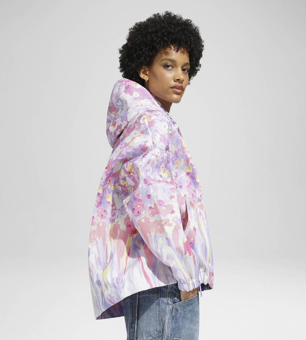 Khrisjoy KHRIS WINDBREAKER FLOWERS UPSIDE DOWN CANDY PINK