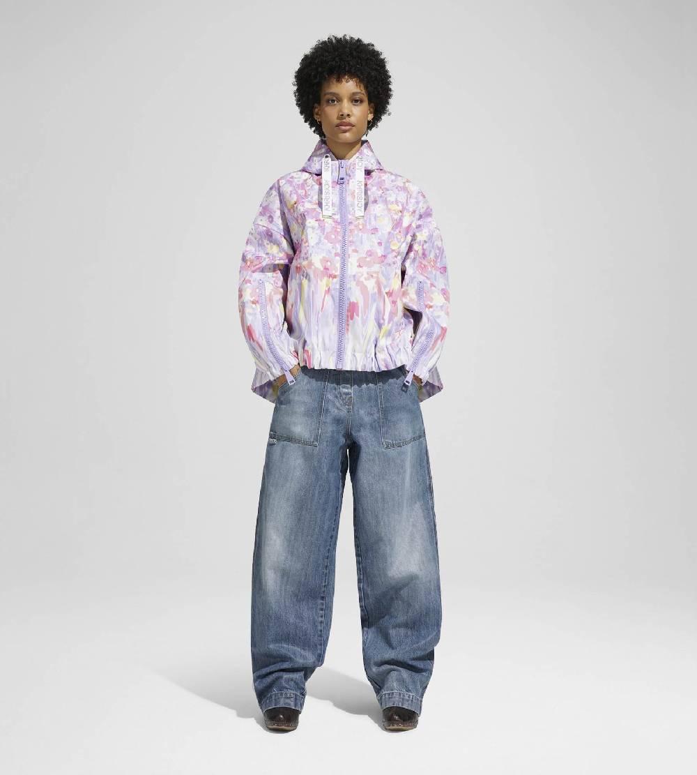 Khrisjoy KHRIS WINDBREAKER FLOWERS UPSIDE DOWN CANDY PINK