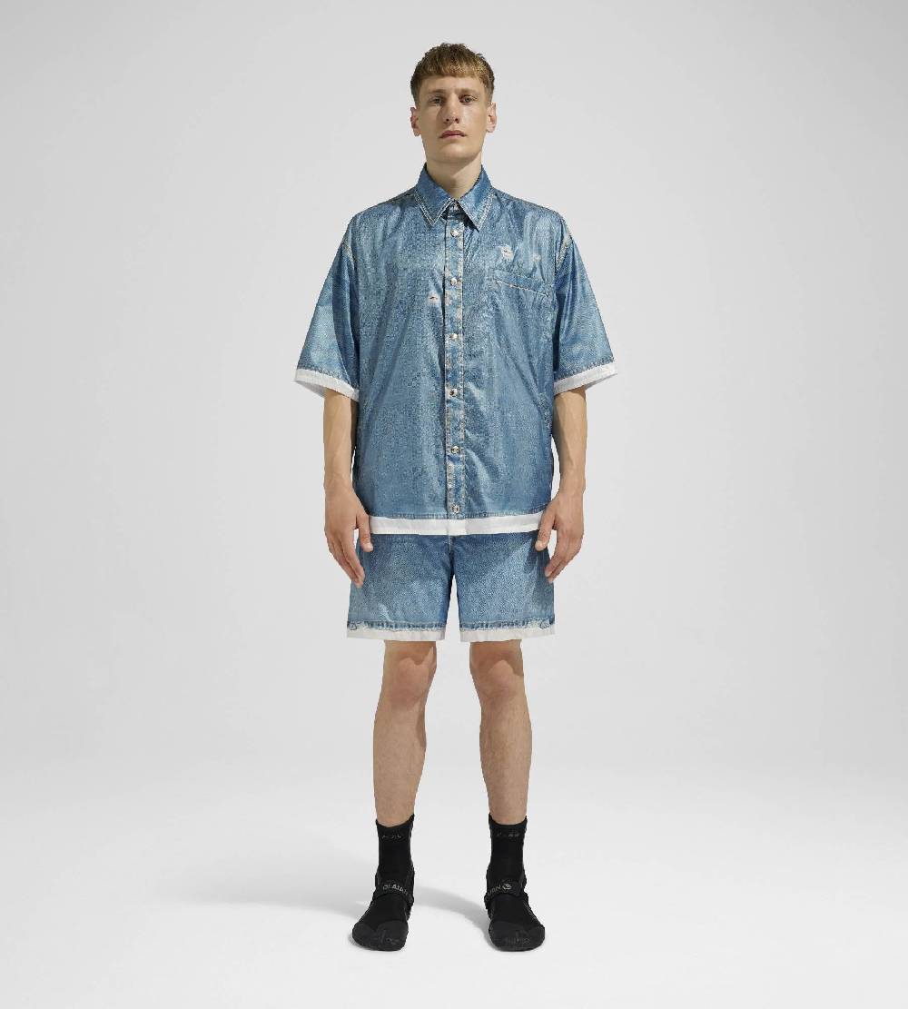 Khrisjoy DENIM PRINT SHIRT MEDIUM DENIM