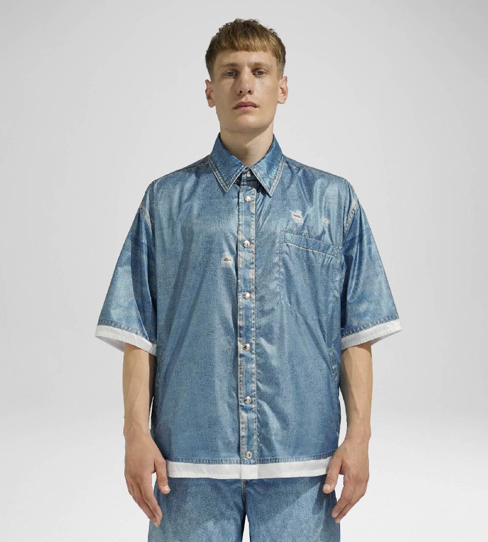 Khrisjoy DENIM PRINT SHIRT MEDIUM DENIM