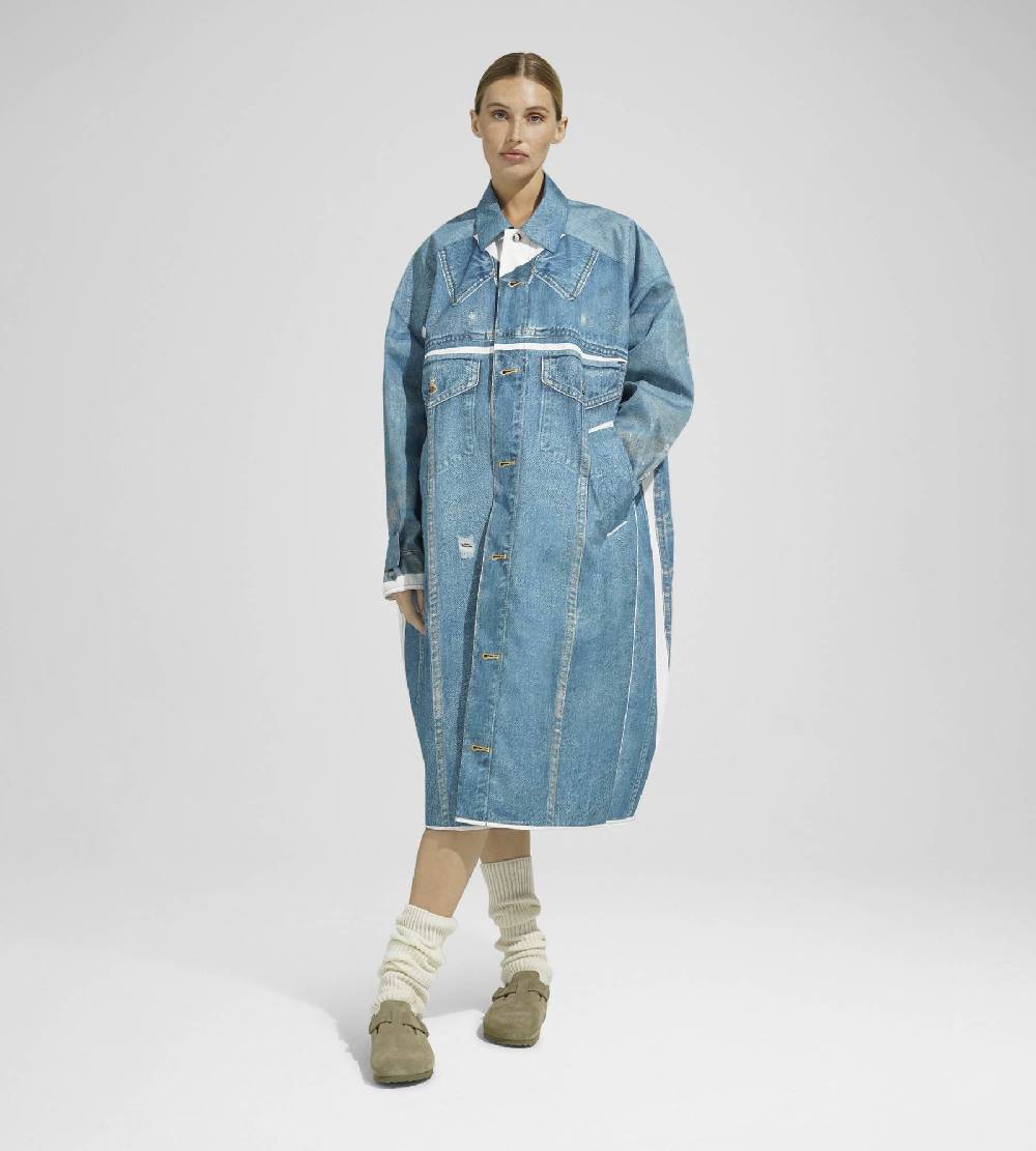 Khrisjoy DENIM RAINCOAT PRINT MEDIUM DENIM