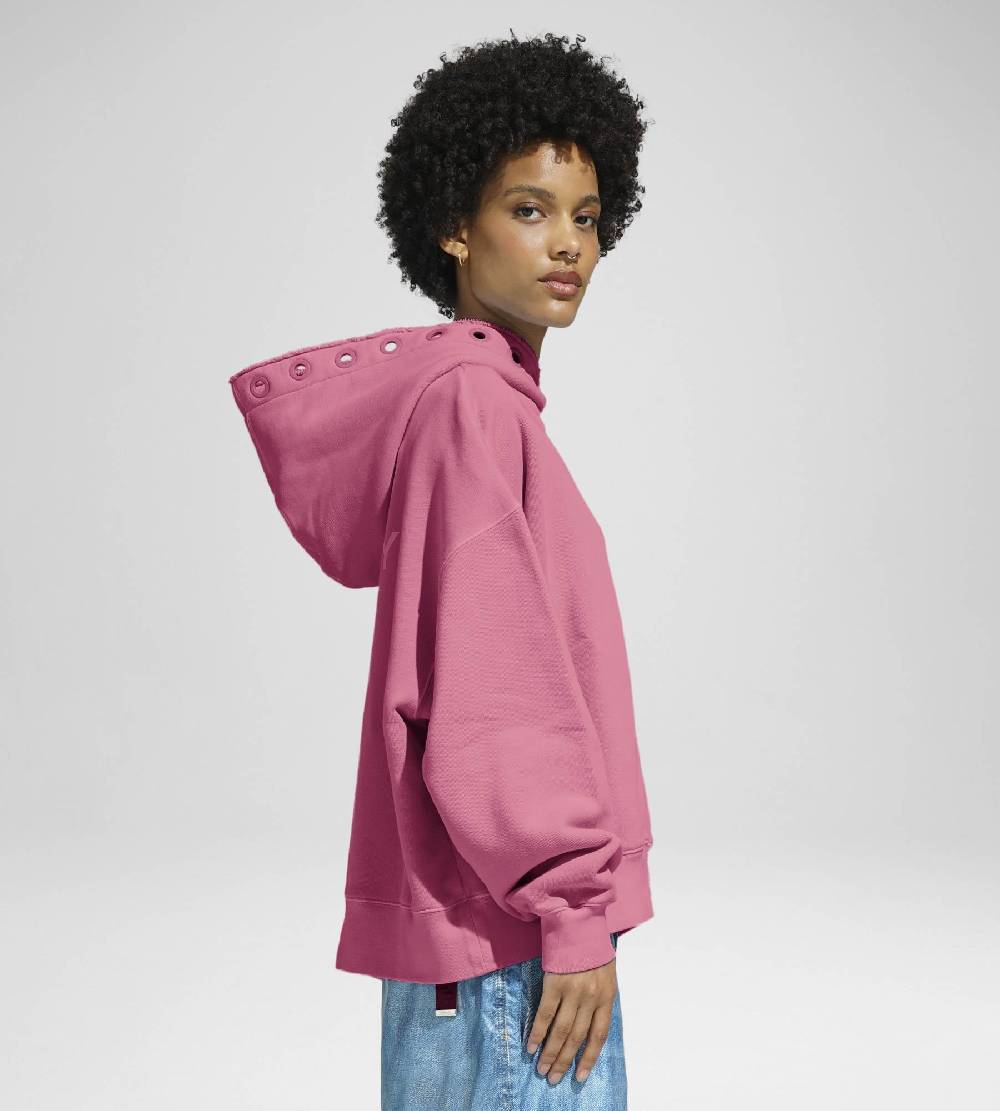Khrisjoy HOODIE EYELETS CANDY PINK