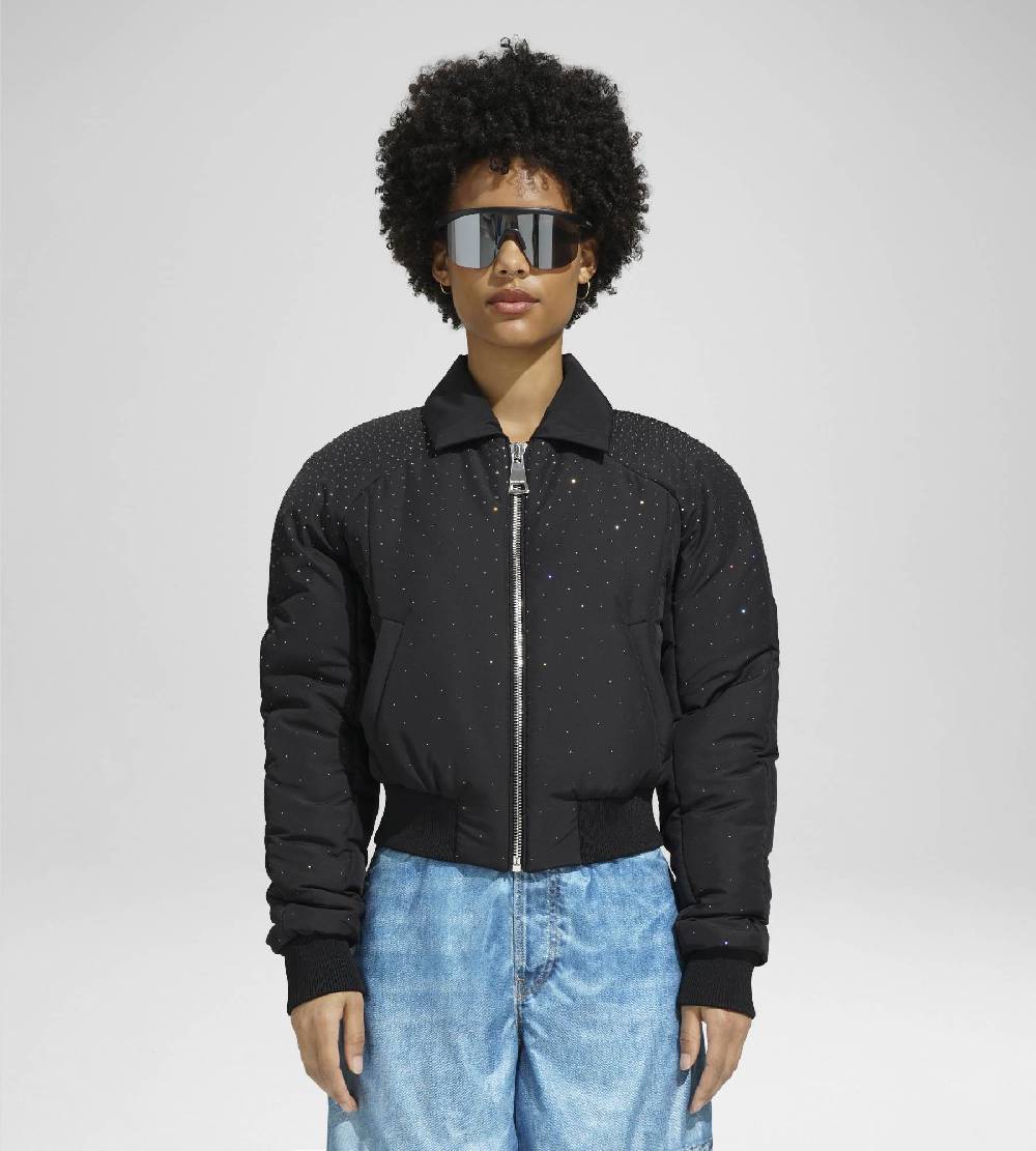 Khrisjoy JIM BOMBER STRASS BLACK