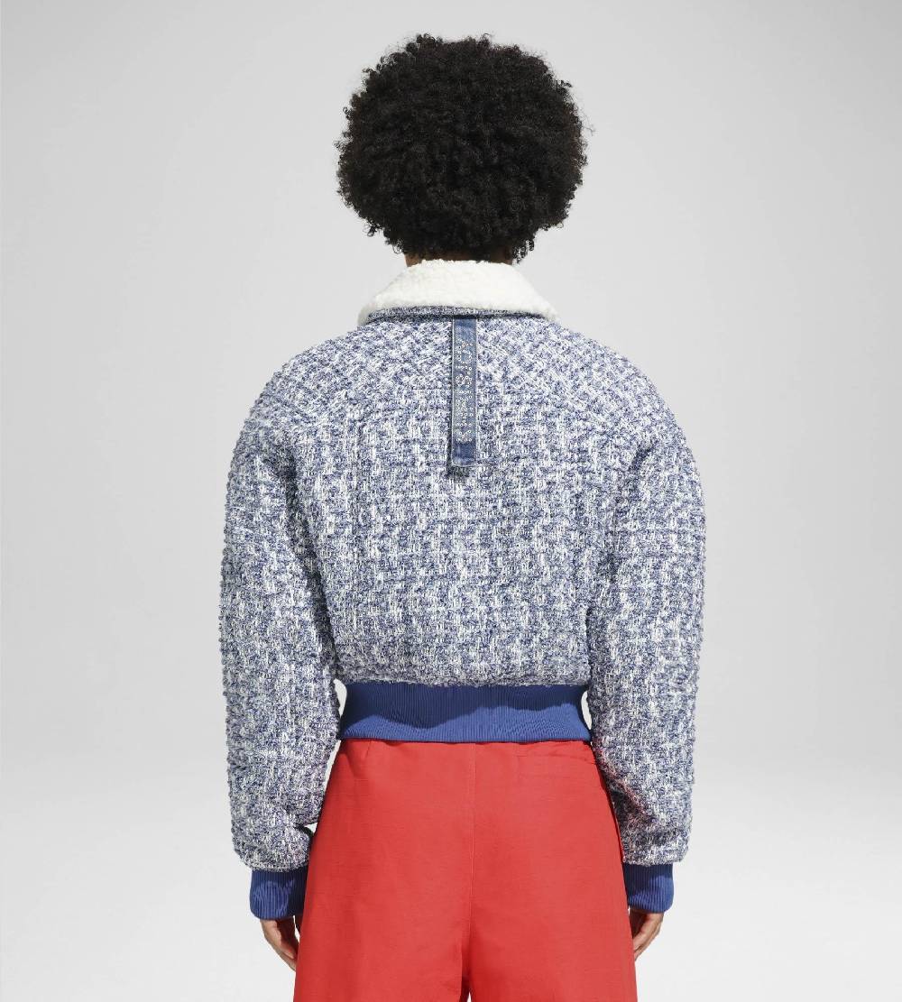 Khrisjoy JIM BOMBER TWEED DENIM