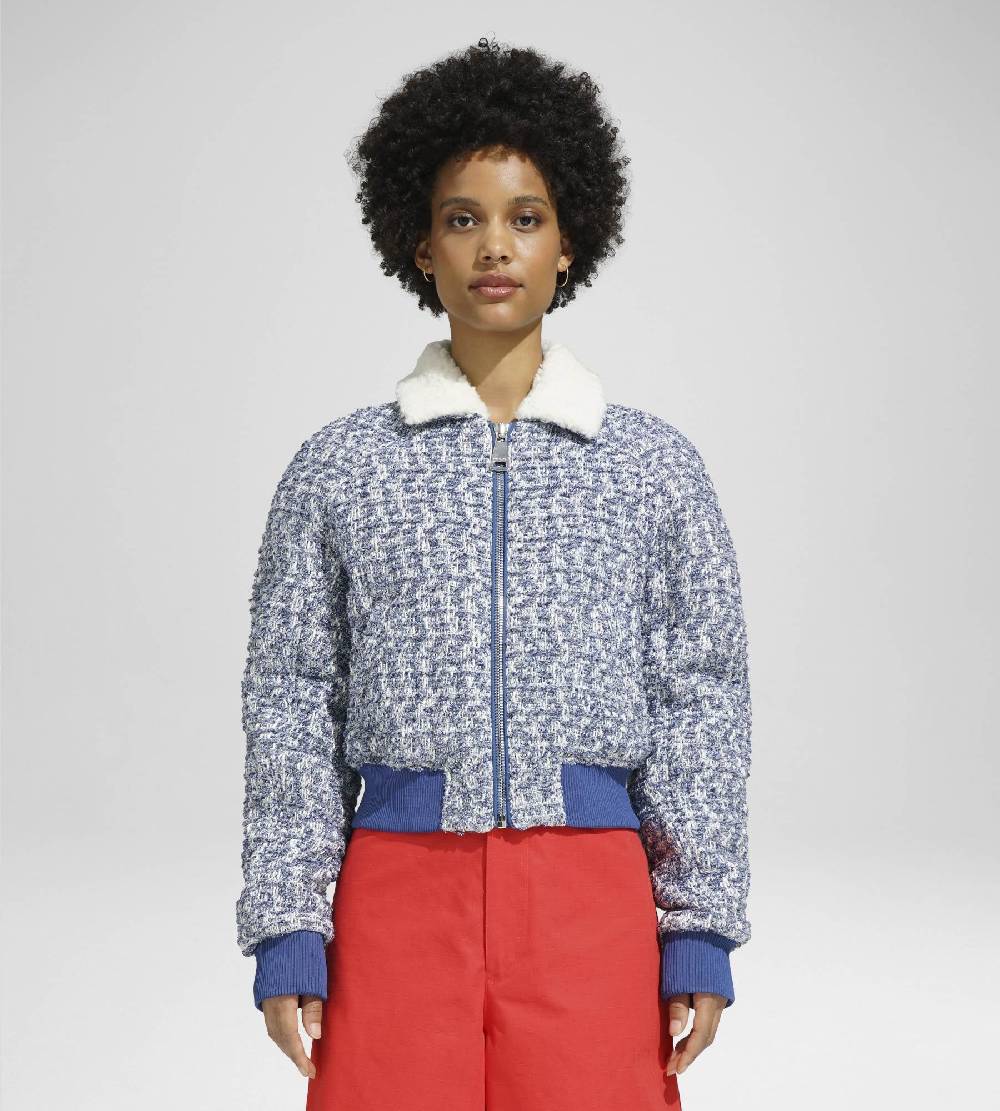 Khrisjoy JIM BOMBER TWEED DENIM