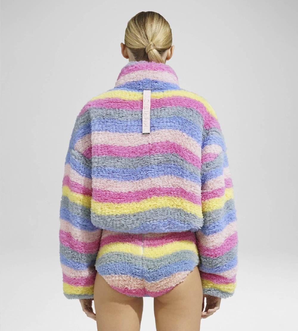 Khrisjoy JOY TULLE WAVE CROPPED MULTI PALE