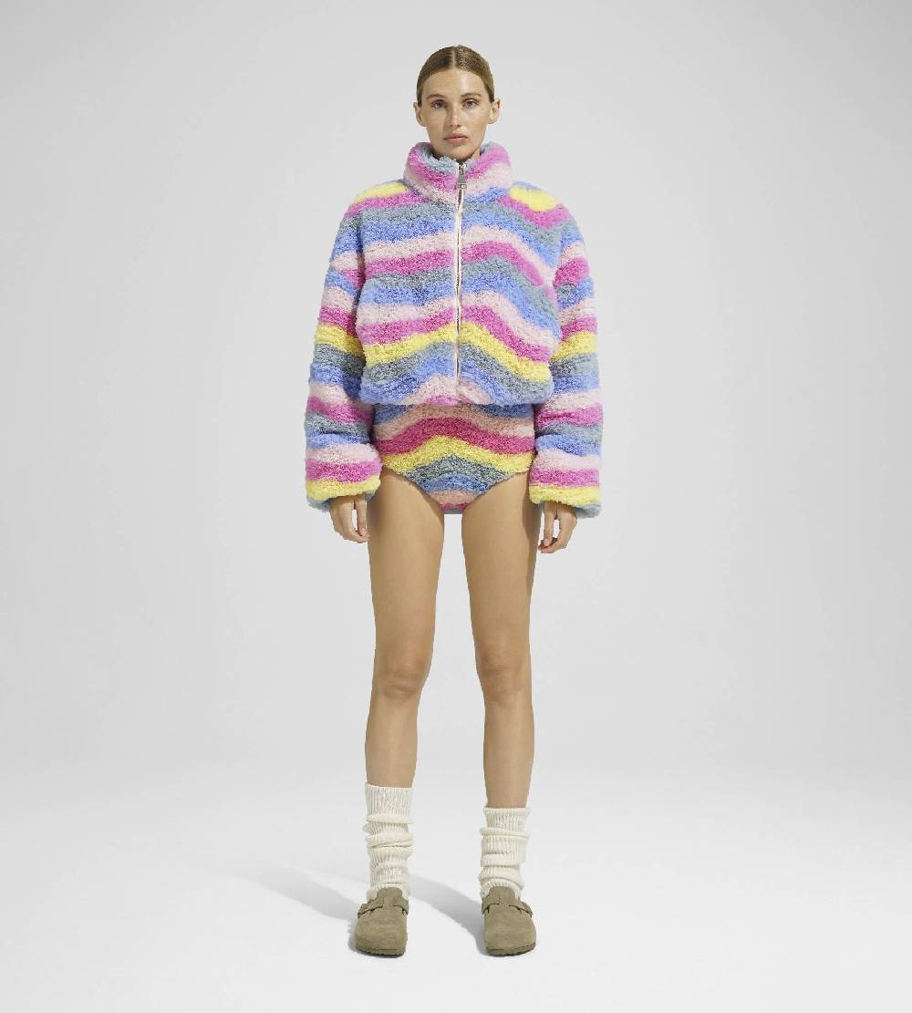 Khrisjoy JOY TULLE WAVE CROPPED MULTI PALE