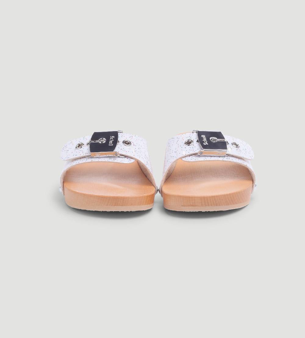 Khrisjoy KJ X SCHOLL - PESCURA HEEL WHITE SPARKLES