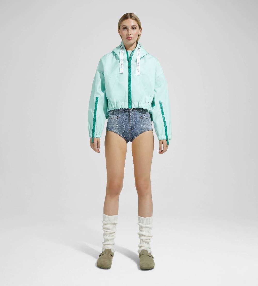 Khrisjoy NEW KHRIS CROP WINDBREAKER AFTER EIGHT