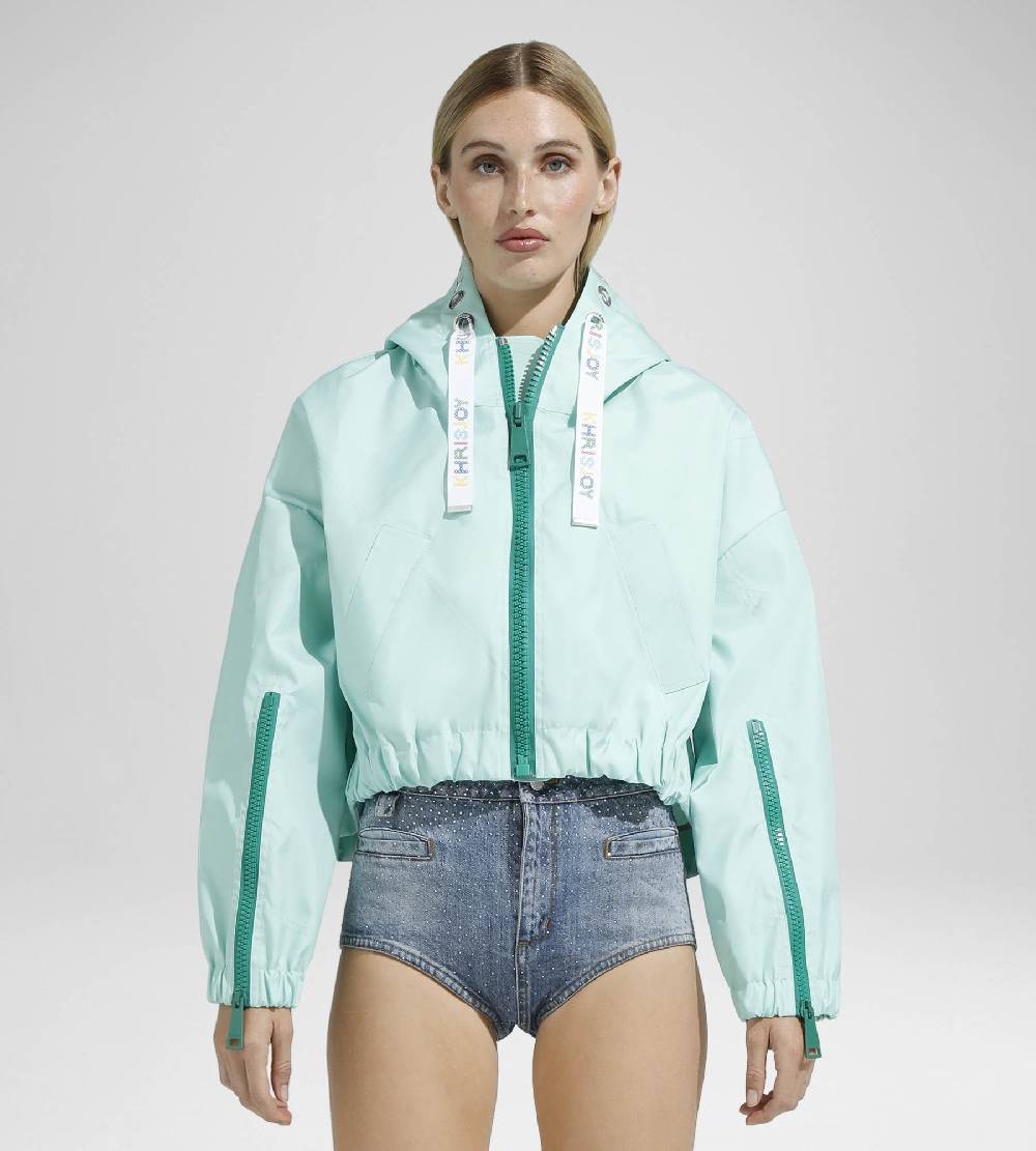 Khrisjoy NEW KHRIS CROP WINDBREAKER AFTER EIGHT