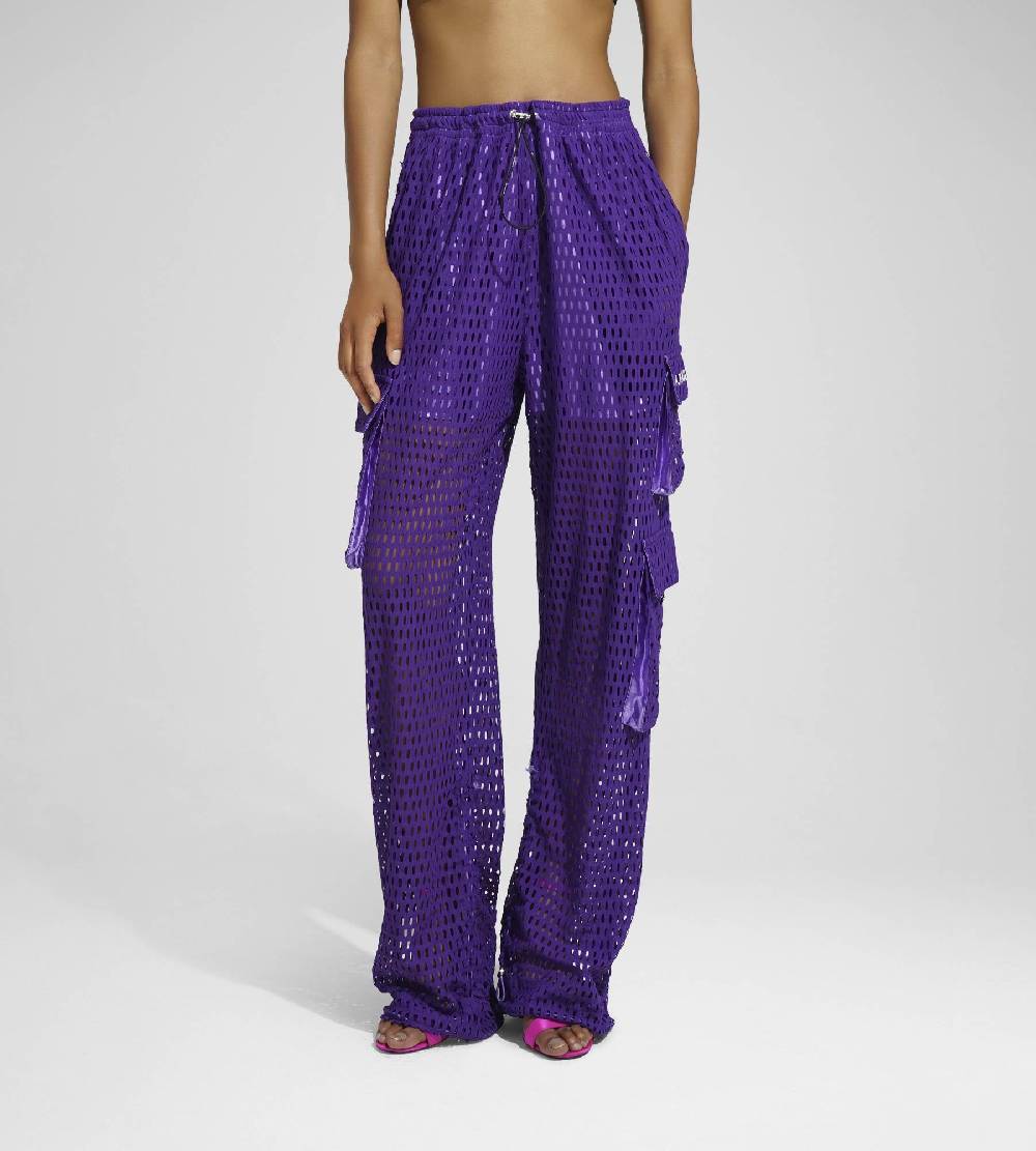 Khrisjoy PANTS MULTIPOCKET MESH WISTERIA