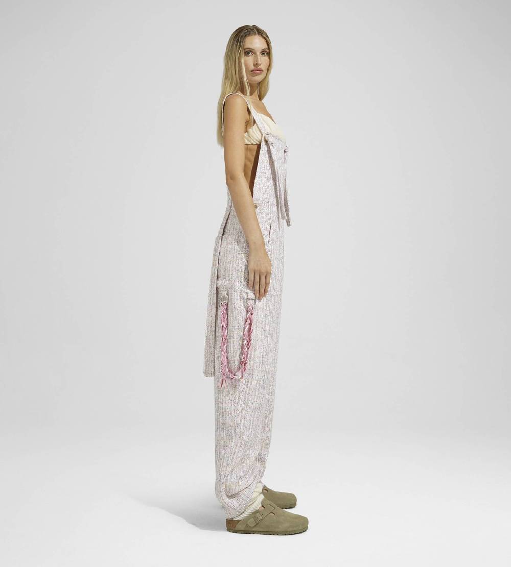 Khrisjoy SALOPETTE TWEED PAILLETTES TRAMÉ