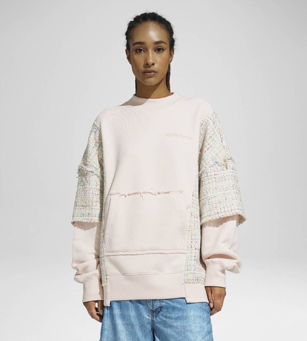 Khrisjoy TWEED CREWNECK CONFETTI