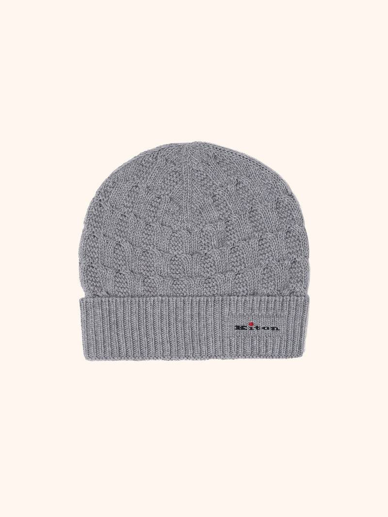 Kiton CAPPELLO BERRETTO IN MAGLIA Cashmere UMK007304