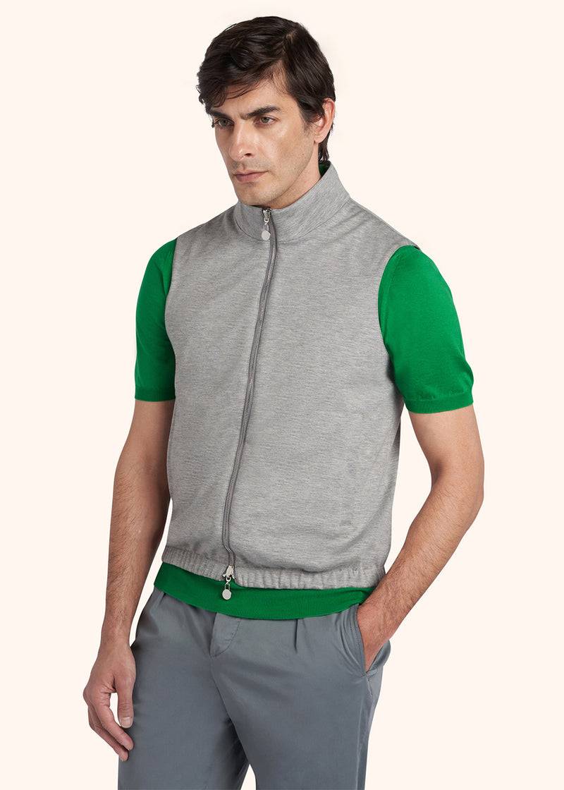 Kiton GIUBBOTTO SMANICATO POLIESTERE UW1730V0834C03