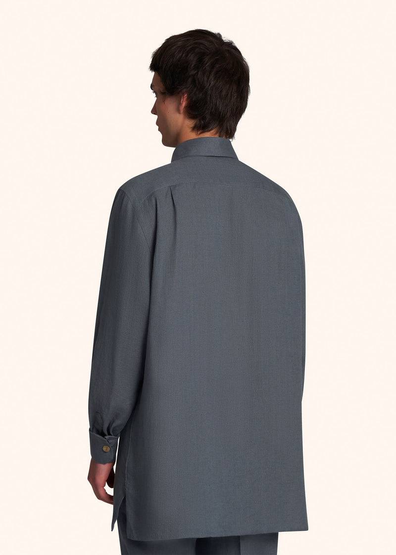 Kiton AAL - CAMICIA SPORT LINO UMC016H0883815