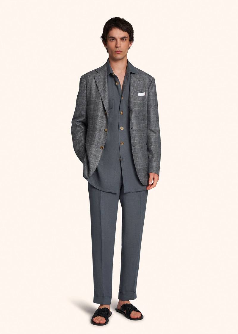 Kiton AAL - CAMICIA SPORT LINO UMC016H0883815