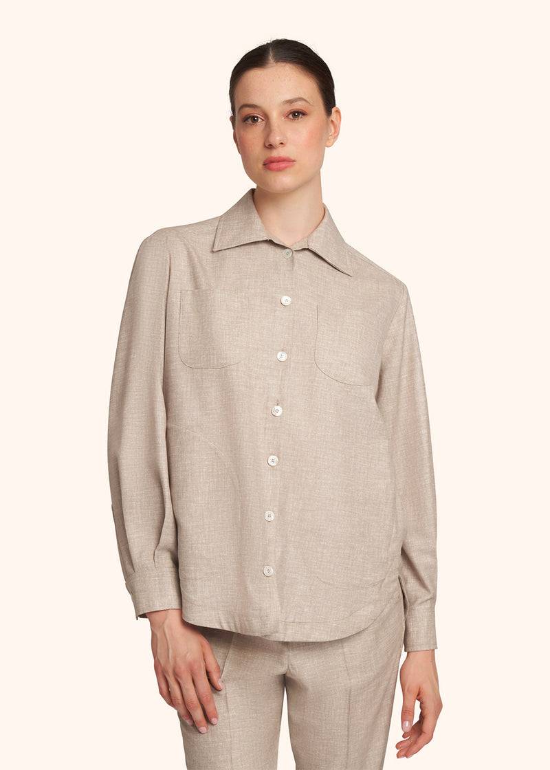 Kiton CAMICIA LANA VERGINE D50429K0627C09