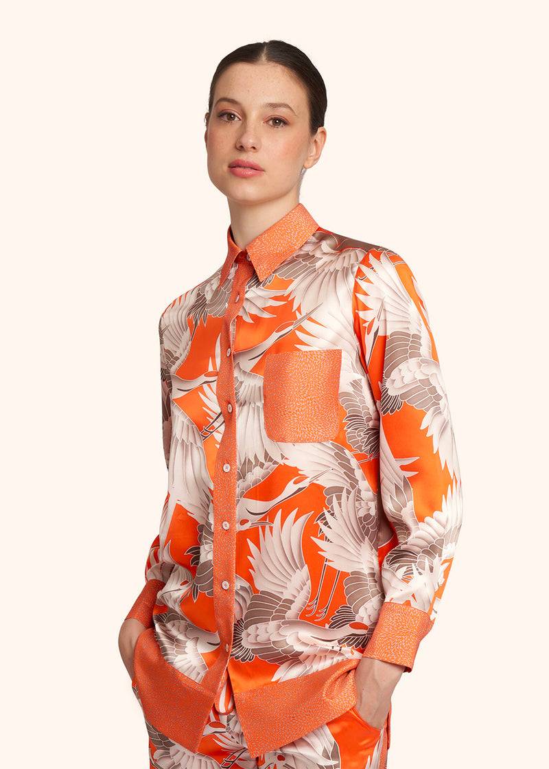 Kiton CAMICIA SETA D57438K0978C16