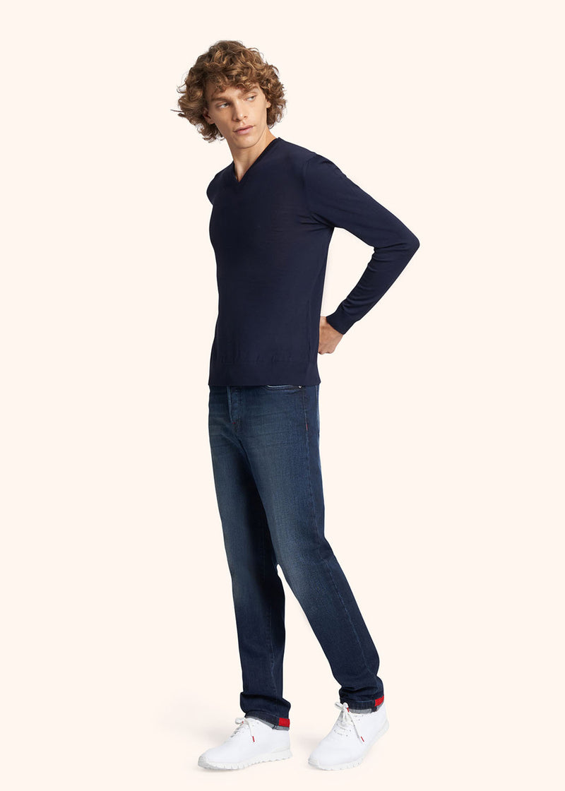 Kiton PANTALONI COTONE UPNJSMJ0763A03