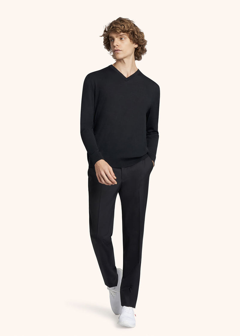 Kiton PANTALONI LANA UPNPEK0982806