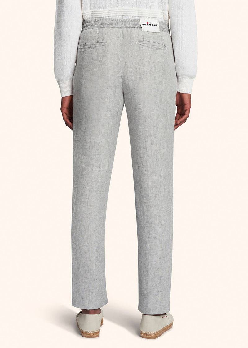 Kiton PANTALONI LINO UPLACK0613D01